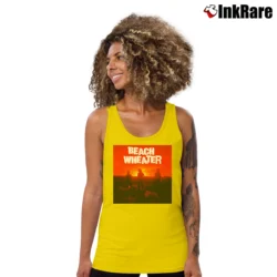 Women’s Beach Weather Sunset Tank Top in yellow | Lightweight, Movement-Friendly