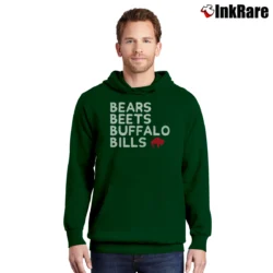 Men’s Bears Beets Buffalo Bills Pullover Hoodie in forest green | Cozy, Durable, Modern Fit