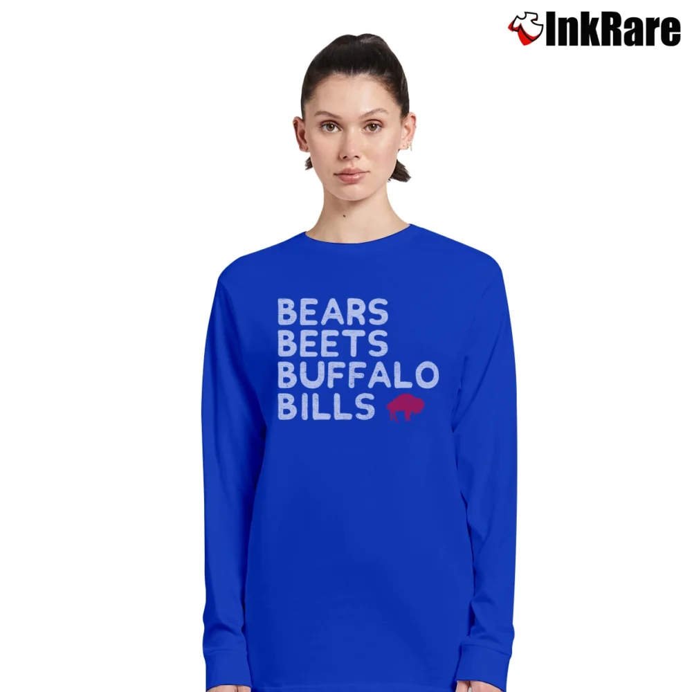 Women’s Bears Beets Buffalo Bills Long-Sleeve Top in royal blue | Sleek, Versatile, All-Season