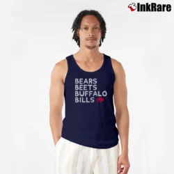 Men’s Bears Beets Buffalo Bills Tank Top in navy | Breathable, Active-Friendly Design