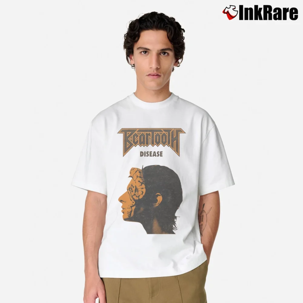 Men’s Beartooth Music Band Classic T-Shirt in white | Soft, Breathable Everyday Wear
