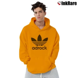 Men’s Beastie Boys Adrock Tribute Pullover Hoodie in orange | Cozy, Durable, Modern Fit
