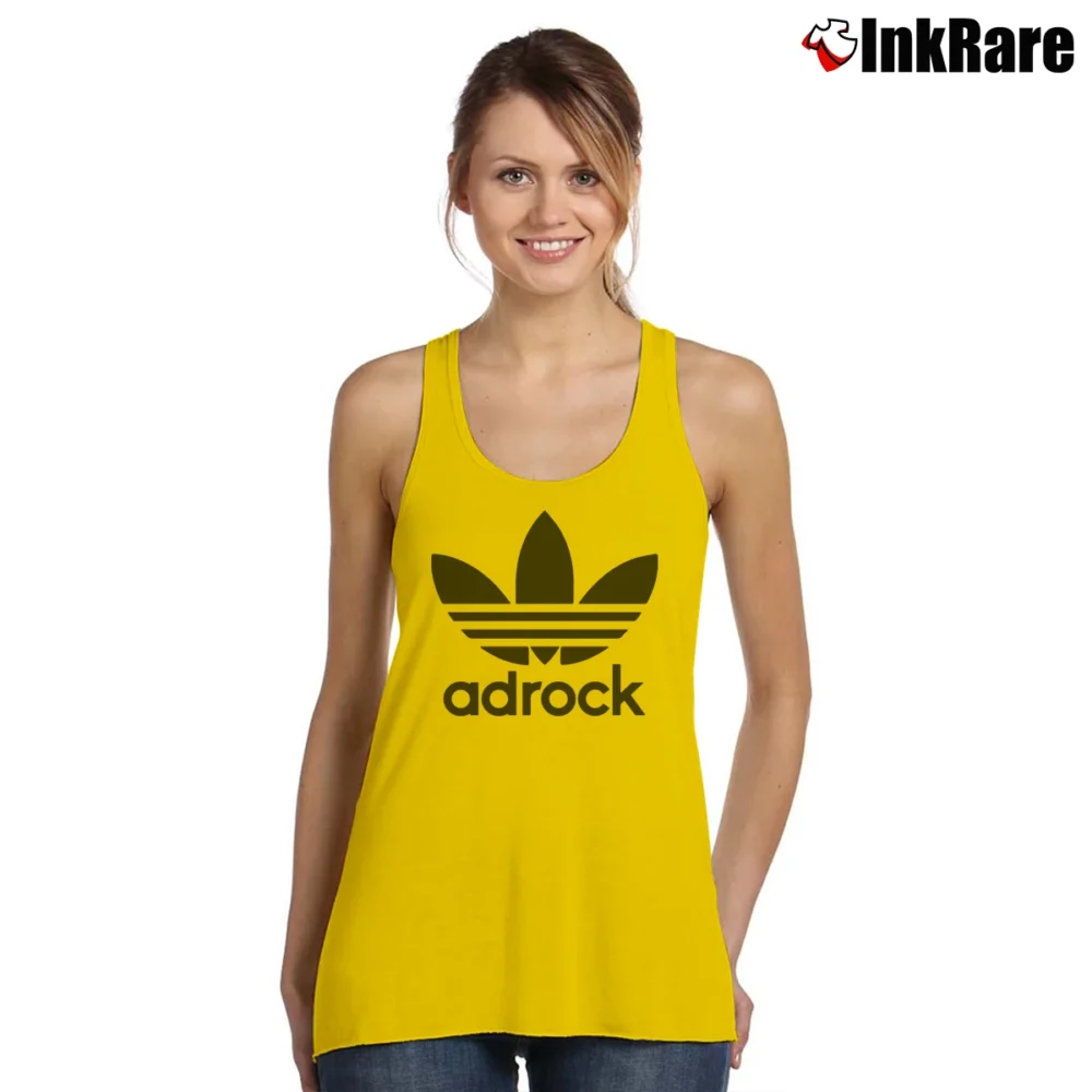 Women’s Beastie Boys Adrock Tribute Tank Top in yellow | Lightweight, Movement-Friendly