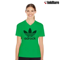 Women’s Beastie Boys Adrock Tribute V-Neck Tee in irish green | Chic Neckline, Soft Texture