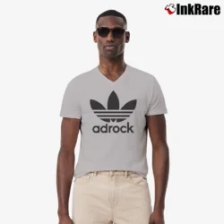 Men’s Beastie Boys Adrock Tribute V-Neck Tee in sport grey | Sharp, Breathable, Everyday Staple
