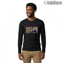Beastie Boys Versatile Lyric Art Shirt on black long sleeve shirt for men graphic tee