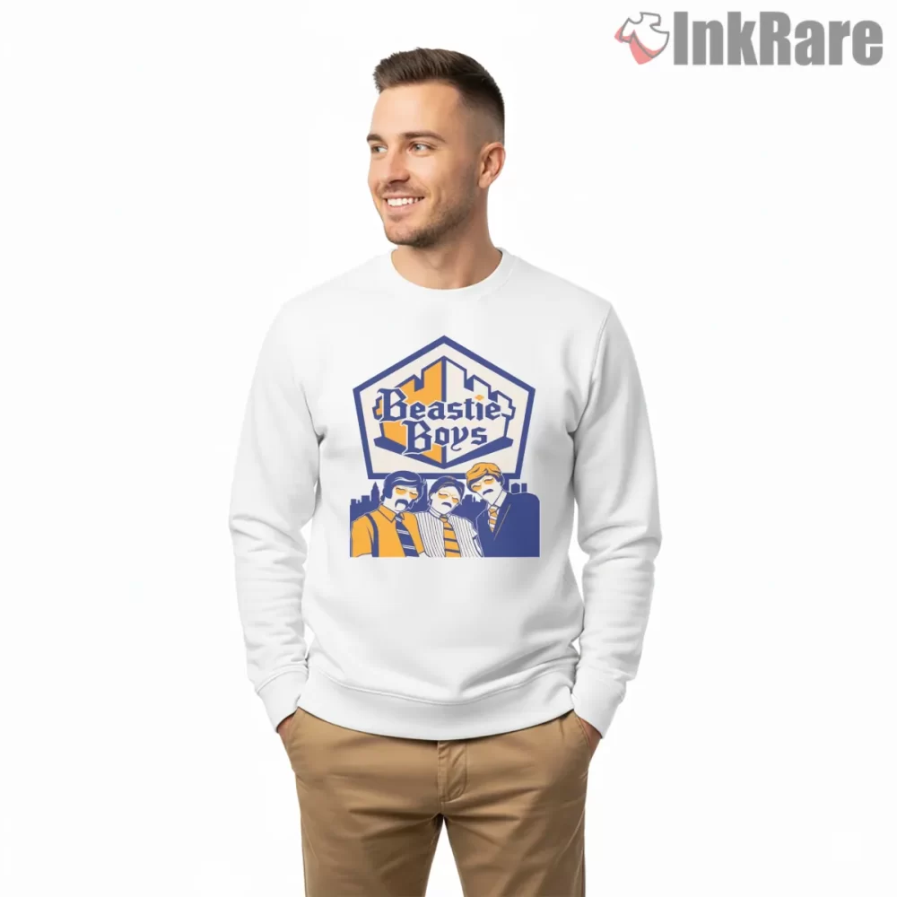 Beastie Boys White Castle City Crest Shirt on graphic shirt for men graphic tee