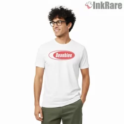 Beasties Pasta Logo Parody Shirt on white short sleeve shirt for men graphic tee
