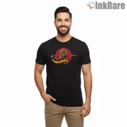Beatrix Kiddo Skeleton Samurai Red Sun Kill Bill Shirt on black short sleeve shirt for men graphic tee