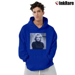Men’s Beautiful Marilyn Monroe Pullover Hoodie in royal blue | Cozy, Durable, Modern Fit