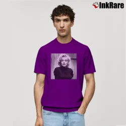 Men’s Beautiful Marilyn Monroe Classic T-Shirt in purple | Soft, Breathable Everyday Wear