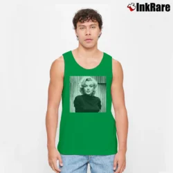 Men’s Beautiful Marilyn Monroe Tank Top in irish green | Breathable, Active-Friendly Design