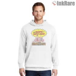 Beavis And Butt Head Iconic Sofa Music And Reality Tv Shirt on white hoodie for men graphic tee