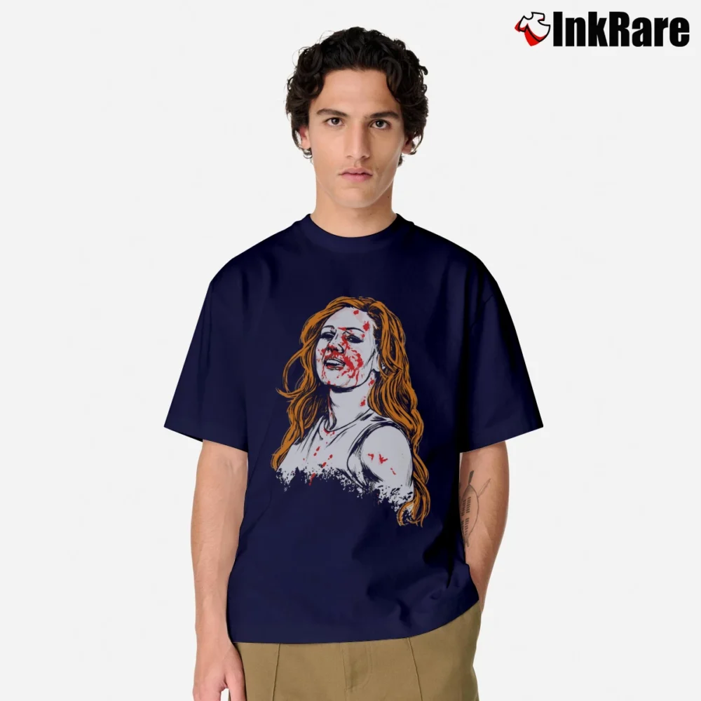 Men’s Becky Lynch Comfortable Funny Wrestling Classic T-Shirt in navy | Soft, Breathable Everyday Wear