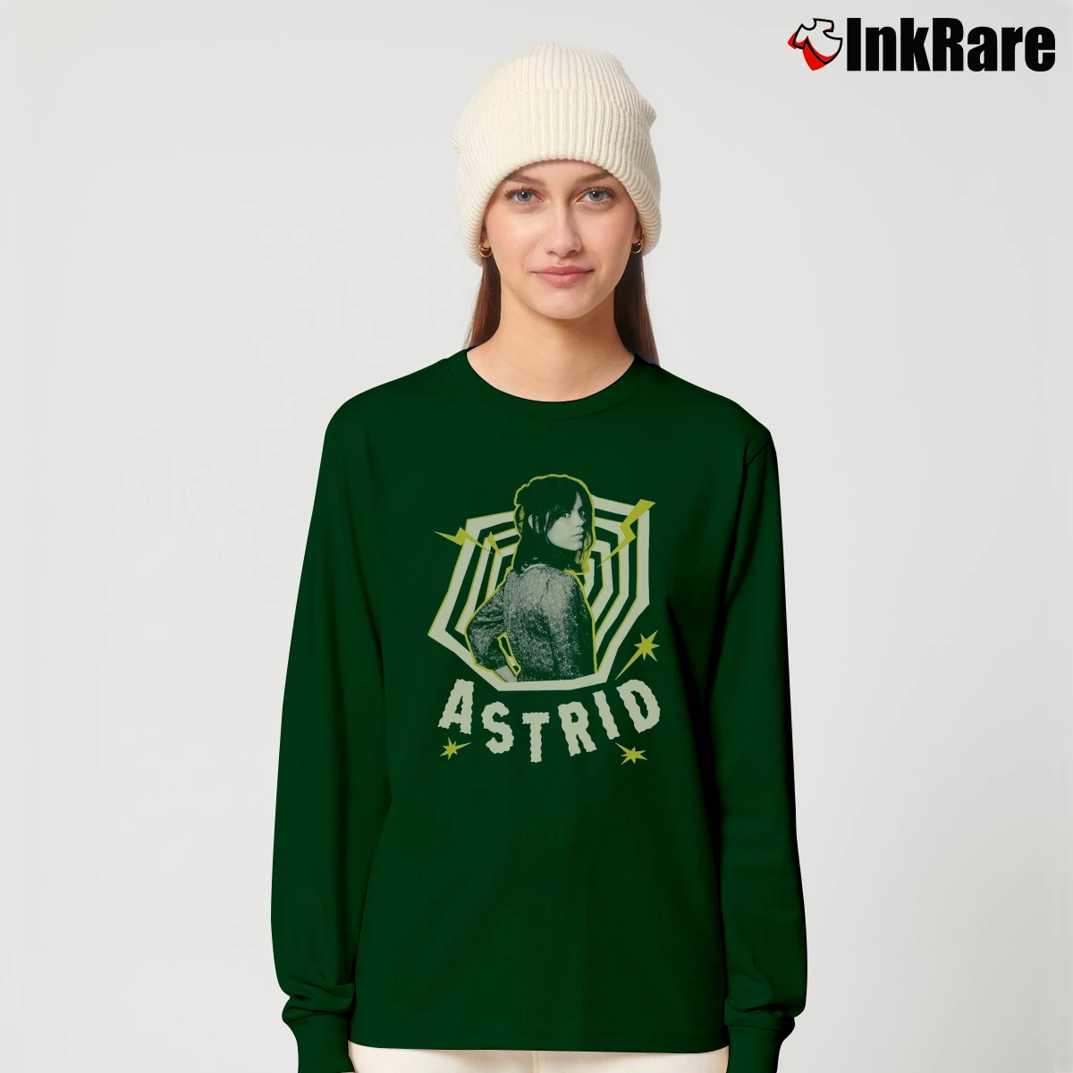 Beetlejuice Astrid Deetz Women’s Long-Sleeve Top in forest green – Effortless Layer Women’s Beetlejuice Astrid Deetz Long-Sleeve Top in forest green | Sleek, Versatile, All-Season