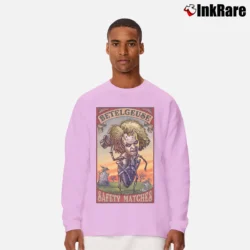 Men’s Beetlejuice Betelgeuse Matches Long-Sleeve Shirt in light pink | Sleek, Lightweight, Year-Round Wear