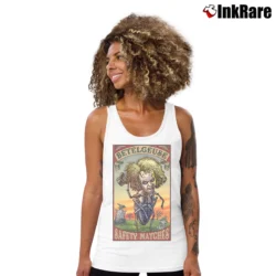 Women’s Beetlejuice Betelgeuse Matches Tank Top in white | Lightweight, Movement-Friendly