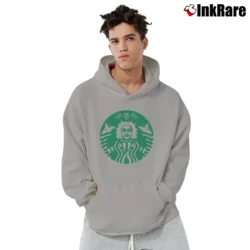 Men’s Beetlejuice Starbucks Funny Horror Pullover Hoodie in sport grey | Cozy, Durable, Modern Fit