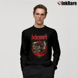 Men’s Behemoth Demon Reaper Metal Graphic Long-Sleeve Shirt in black | Sleek, Lightweight, Year-Round Wear
