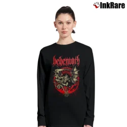Women’s Behemoth Demon Reaper Metal Graphic Long-Sleeve Top in black | Sleek, Versatile, All-Season