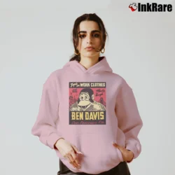 Women’s Ben Davis Jeremy Fish Special Logo Cozy Hoodie in light pink | Warm, Structured, Stylish
