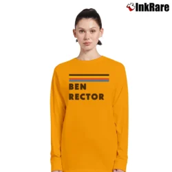 Women’s Ben Rector Retro Long-Sleeve Top in orange | Sleek, Versatile, All-Season