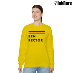 Women’s Ben Rector Retro Relaxed Sweatshirt in yellow | Soft, Laid-Back Vibe