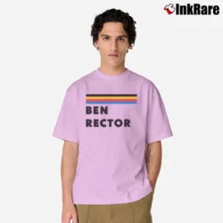 Men’s Ben Rector Retro Classic T-Shirt in light pink | Soft, Breathable Everyday Wear