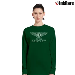 Women’s Bentley Team Motors Car Logo Long-Sleeve Top in forest green | Sleek, Versatile, All-Season