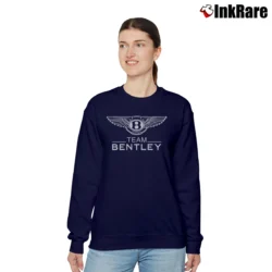 Women’s Bentley Team Motors Car Logo Relaxed Sweatshirt in navy | Soft, Laid-Back Vibe