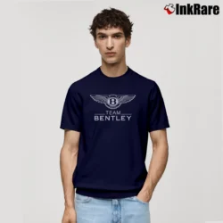 Men’s Bentley Team Motors Car Logo Classic T-Shirt in navy | Soft, Breathable Everyday Wear
