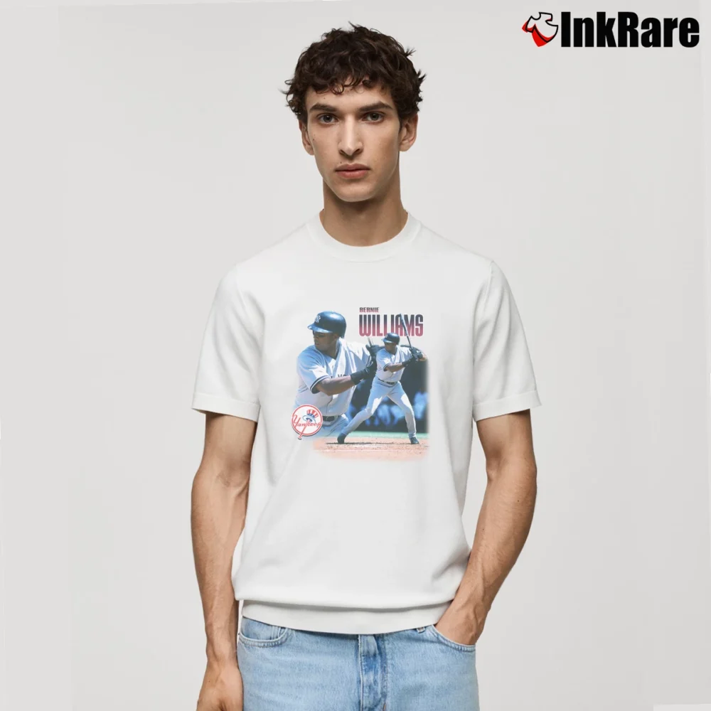 Men’s Bernie Williams 1996 New York Yankees Mlb Classic T-Shirt in white | Soft, Breathable Everyday Wear