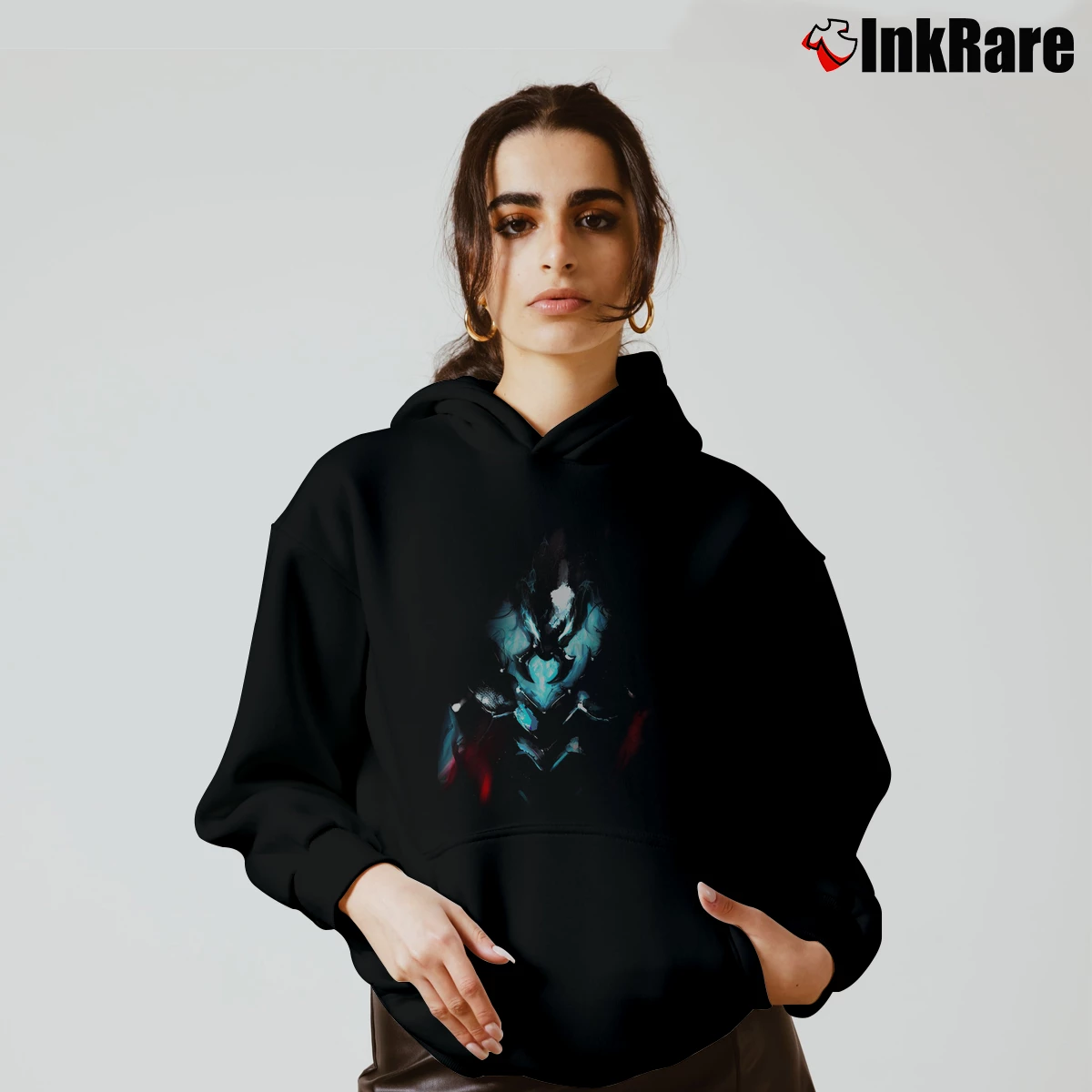 Women’s Beru Solo Leveling Cozy Hoodie in black | Warm, Structured, Stylish