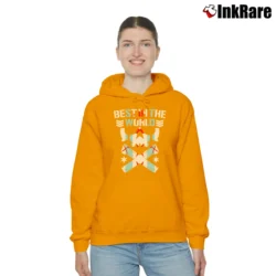 Women’s Best in the world cm punk for wrestling fans Cozy Hoodie in orange | Warm, Structured, Stylish