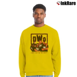 Men’s Best Of NWO Crewneck Sweatshirt in yellow | Cozy Fabric, Clean Style
