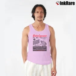 Men’s Betelgeuse The Bio Exorcist Bettlejuice Movie Tank Top in light pink | Breathable, Active-Friendly Design