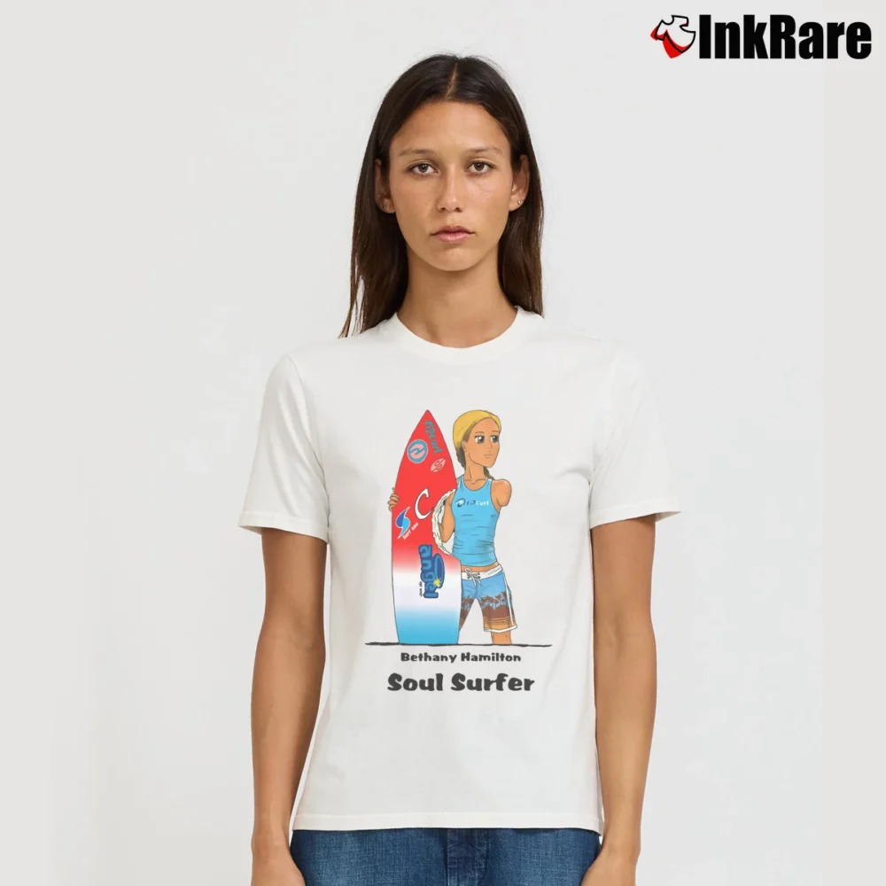 Women’s Bethany Hamilton Soul Surfer Graphic Signature T-Shirt in white | Soft, Flattering Fit