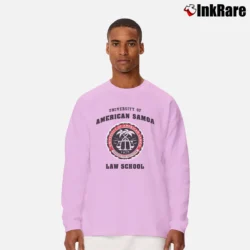 Men’s Better Call Saul University Law Long-Sleeve Shirt in light pink | Sleek, Lightweight, Year-Round Wear