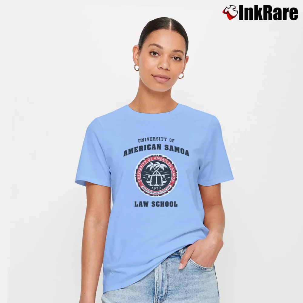 Women’s Better Call Saul University Law Signature T-Shirt in light blue | Soft, Flattering Fit