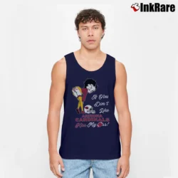 Men’s Betty Boop Arizona Cardinals If You Don't Like Cardinals Football Team Kiss My Ass Tank Top in navy | Breathable, Active-Friendly Design