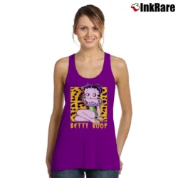 Women’s Betty Boop Cartoon Graphic Tank Top in purple | Lightweight, Movement-Friendly