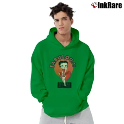 Men’s Betty Boop Fabulous Cartoon Pullover Hoodie in irish green | Cozy, Durable, Modern Fit