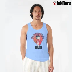 Men’s Betty Boop Fabulous Cartoon Tank Top in light blue | Breathable, Active-Friendly Design