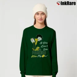 Women’s Betty Boop Green Bay Packers If You Don't Like Kiss My Ass Football Long-Sleeve Top in forest green | Sleek, Versatile, All-Season