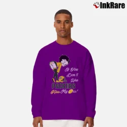 Men’s Betty Boop Green Bay Packers If You Don't Like Kiss My Ass Football Long-Sleeve Shirt in purple | Sleek, Lightweight, Year-Round Wear
