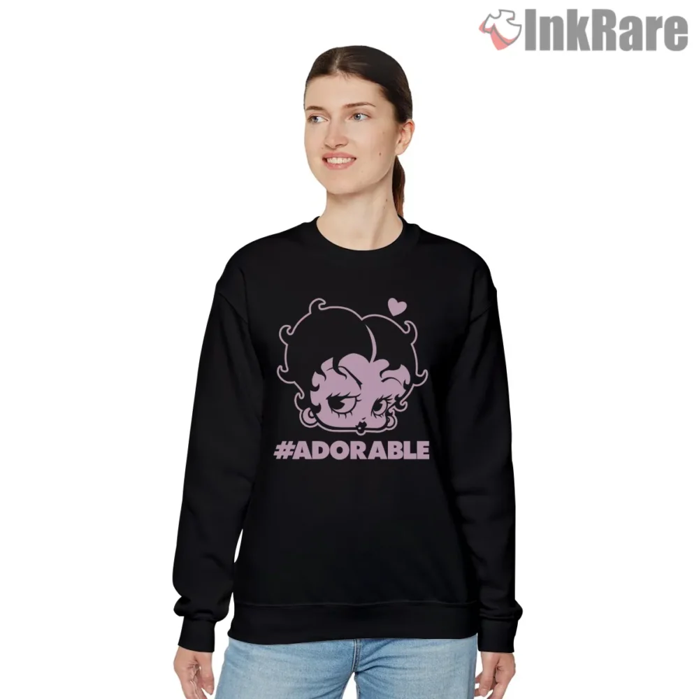 Betty Boop Hashtag Adorable Pastel Pink Shirt on graphic shirt for women graphic tee