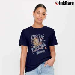 Women’s Betty Boop I Love You Cartoon Television Series Signature T-Shirt in navy | Soft, Flattering Fit