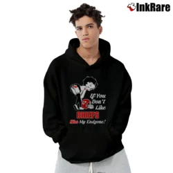 Men’s Betty Boop Kansas City Chiefs If You Don't Like Kiss My Endzone Football Pullover Hoodie in black | Cozy, Durable, Modern Fit