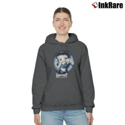 Women’s Betty Boop Knock Out Cartoon Network Cozy Hoodie in charcoal | Warm, Structured, Stylish