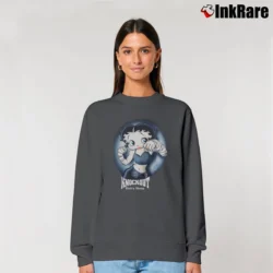 Women’s Betty Boop Knock Out Cartoon Network Relaxed Sweatshirt in charcoal | Soft, Laid-Back Vibe